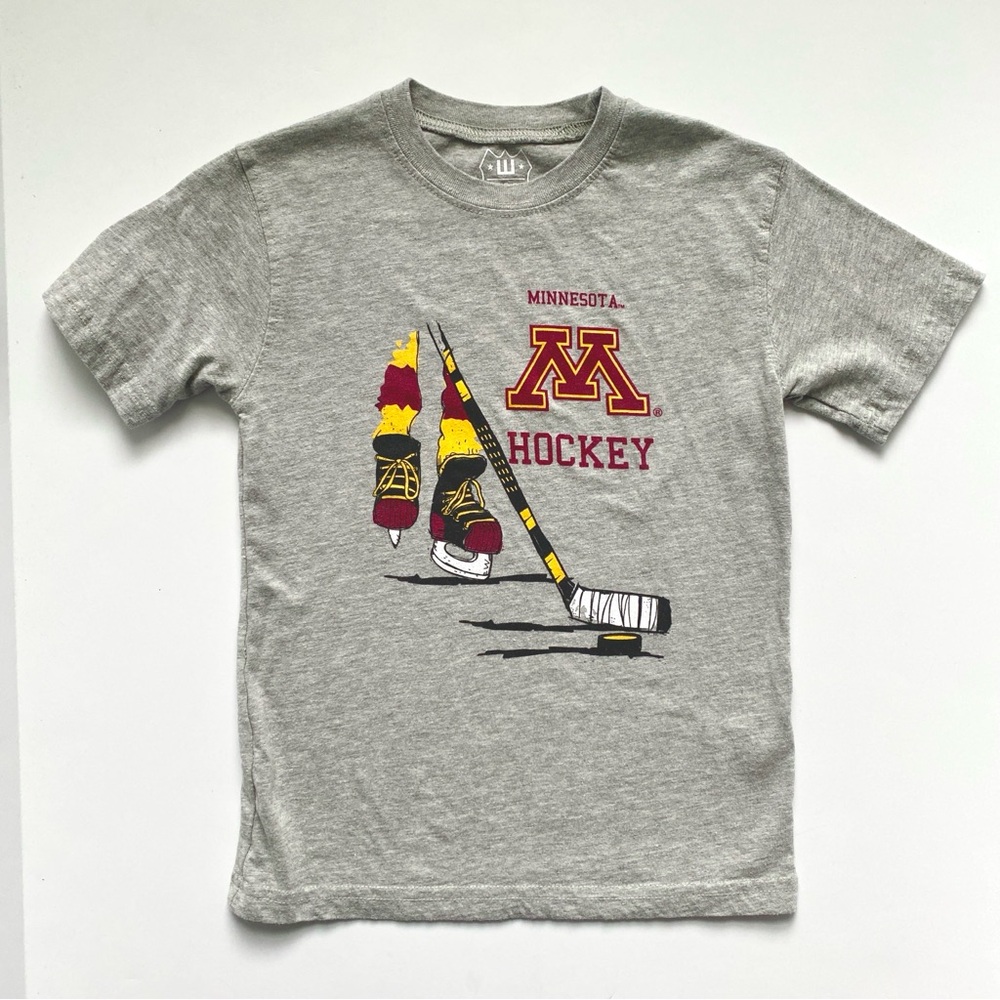 Wes and Willy Minnesota Gophers Hockey Kids’ Short Sleeve Graphic T-Shirt